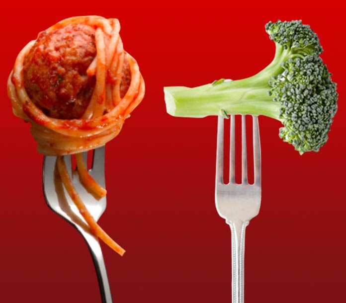 ಸಸ್ಯಾಹಾರ ಮತ್ತು ಮಾಂಸಾಹಾರ