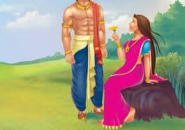 ಭೀಮನು ತನ್ನ ಪತ್ನಿಯಾದ ದ್ರೌಪದಿಗೆ ತಂದುಕೊಟ್ಟ ಸೌಗಂಧಿಕಾ ಪುಷ್ಪ