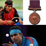 "ಧ್ಯಾನ್ ಚಂದ್ ಖೇಲ್ ರತ್ನ ಪ್ರಶಸ್ತಿ"ಗೆ ಟೇಬಲ್ ಟೆನ್ನಿಸ್ ಆಟಗಾರ ಶರತ್ ಕಮಲ್ ಅಚಂತ್ ಆಯ್ಕೆಯಾಗಿದ್ದಾರೆ 28 ಟೇಬಲ್ ಟೆನ್ನಿಸ್ ಆಟಗಾರ ಶರತ್ ಕಮಲ್